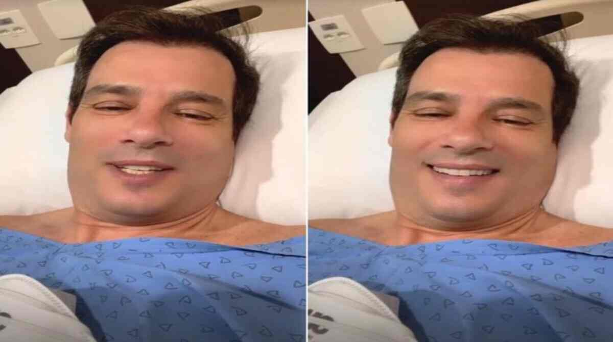 Celso Portiolli posta vídeo em hospital durante tratamento de câncer na bexiga: "Estou forte"