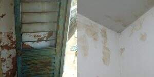 Fotos da situação da unidade em Dourados.