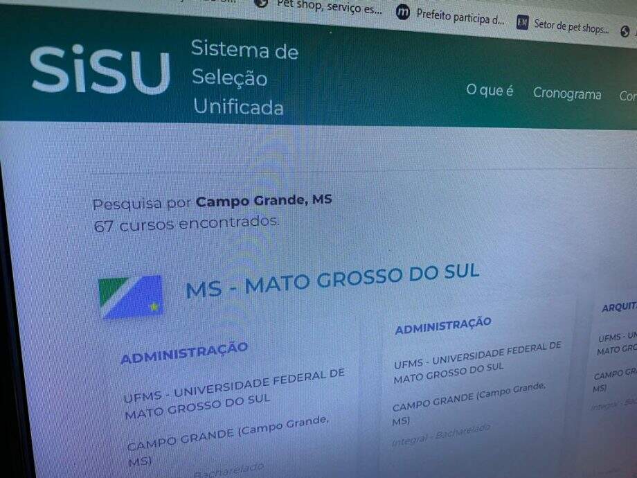 UFMS - Universidade Federal de Mato Grosso do Sul no Campo Grande