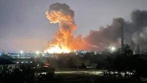 Uma das imagens mais marcantes do conflito entre Ucrânia e Rússia