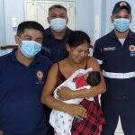 Recém-nascido engasga com leite e é salvo por equipe do Samu em Aquidauana