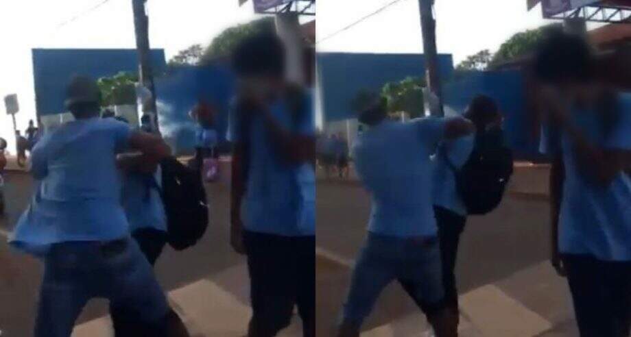 Mais uma: alunos brigam com socos em frente à escola municipal em Campo Grande