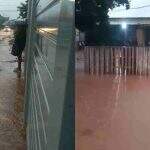 VÍDEO: Em dia de chuva, ruas sem asfalto ficam alagadas e moradores ‘ilhados’ em Campo Grande