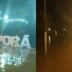 VÍDEO: Chuva forte causa alagamento em ruas e causa estragos em Batayporã