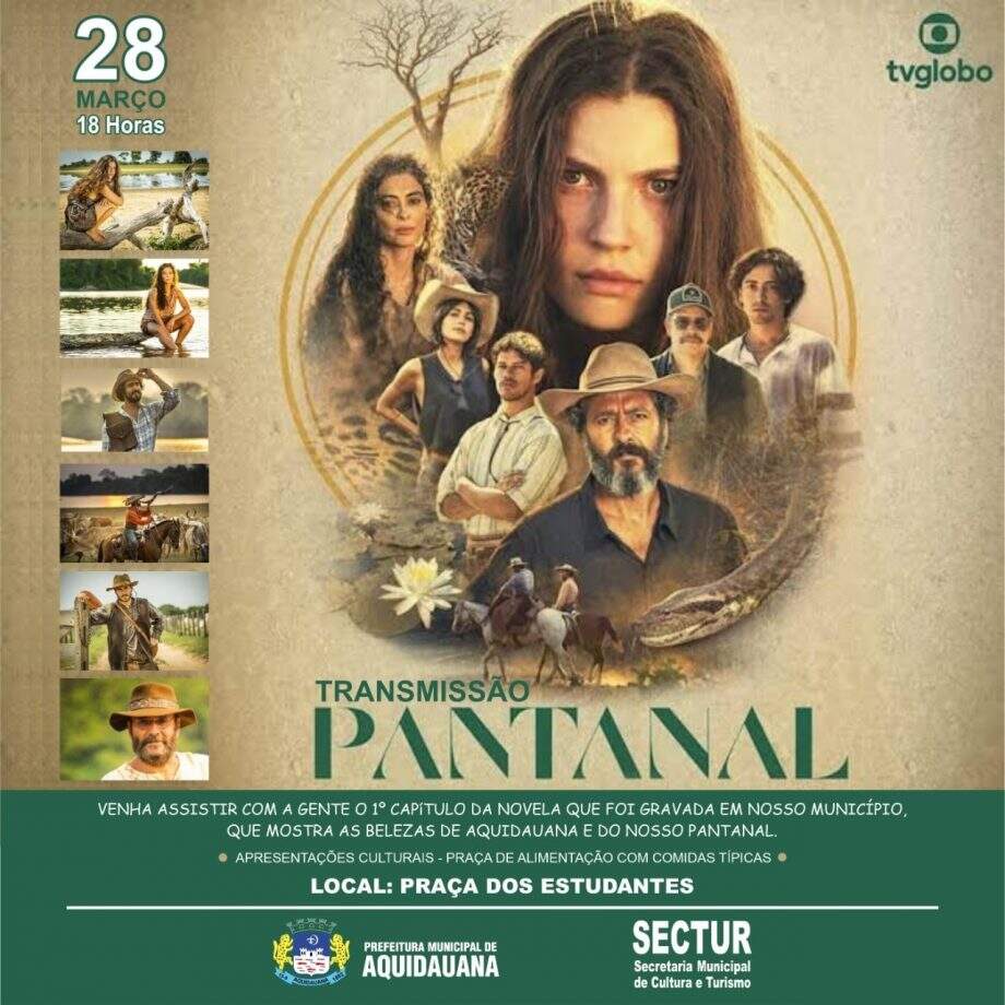 convite pantanal estreia