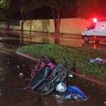 Acidente entre moto e caminhonete mata mulher em Dourados