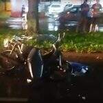 Acidente entre Biz e caminhonete mata motociclista em avenida de Dourados