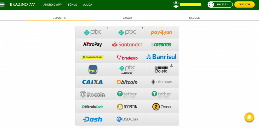 Veja como funciona o Brazino777 PIX e conheça a plataforma