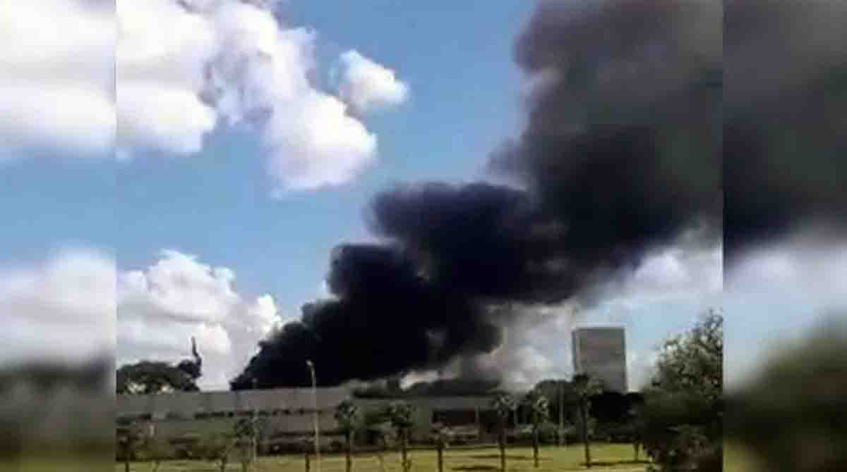 VÍDEO: Incêndio atinge Palácio do Planalto em Brasília