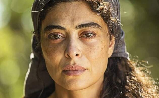 Juliana Paes caracterizada como Maria Marruá em "Pantanal"