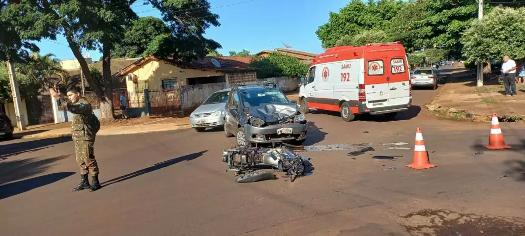 Vítima foi levada para o Hospital da Vida