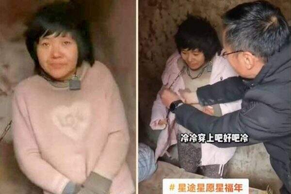 Marido é preso por manter esposa acorrentada pelo pescoço em celeiro na China