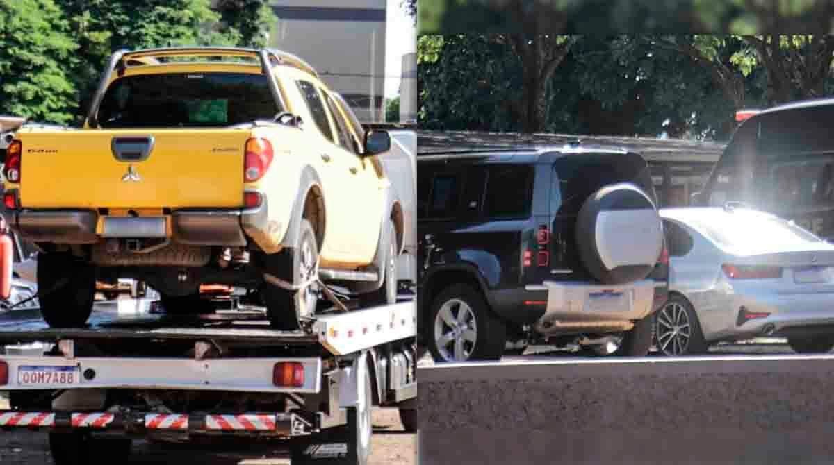 Carros de luxo apreendidos em operação da PF em Campo Grande são avaliados em mais de R$ 900 mil