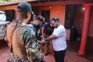 Diego foi preso por agentes da Senad