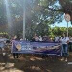 Coletivos de MS protestam contra Bolsonaro na Afonso Pena no Dia da Mulher