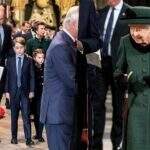 Rainha Elizabeth II, Príncipe William e Kate Middleton comparecem à missa em memória do Príncipe Philip