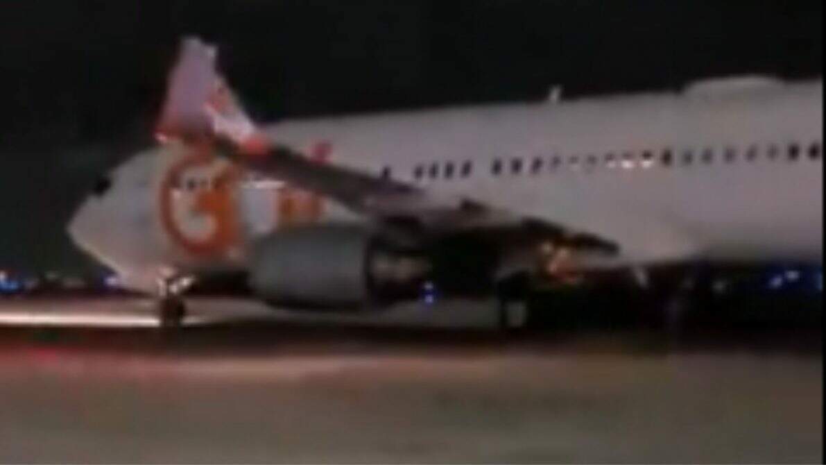 Aeronaves da Azul e Gol colidem em pátio do Aeroporto, em São Paulo