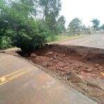 Prefeitura de Dourados anuncia construção de ponte em trecho destruído pela chuva