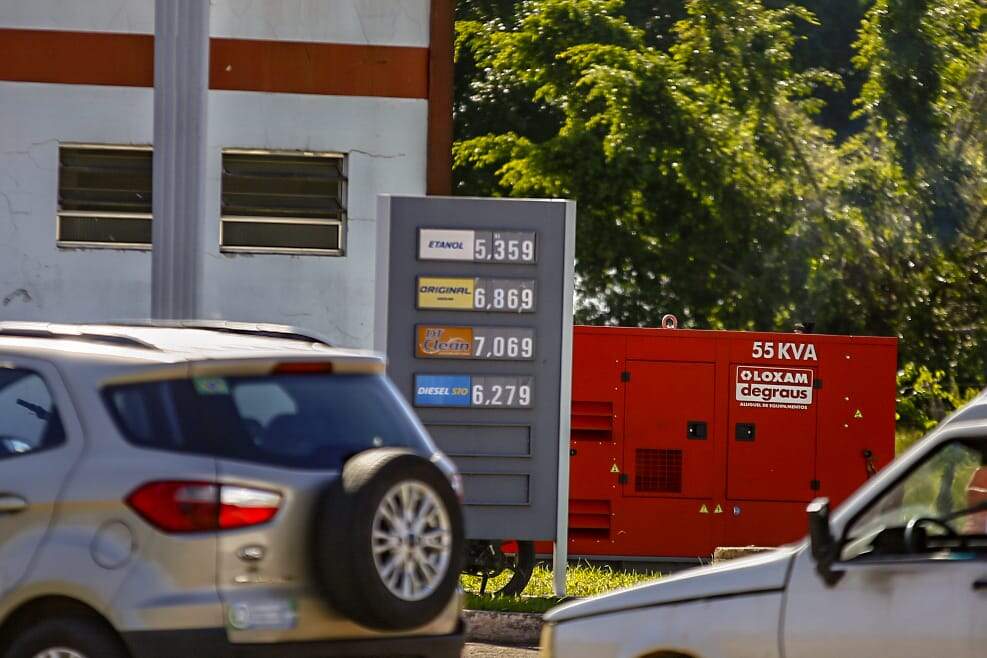 Ronda Gasolina 25 04 2022 1 - CONFIRA: gasolina passa dos R$ 7 em postos, mas se procurar dá para economizar em Campo Grande