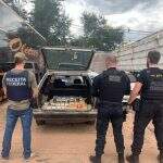 Ação conjunta apreende 125 quilos de cocaína na fronteira com a Bolívia