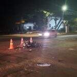 Motociclista fica em estado grave após colisão em cruzamento da Mascarenhas
