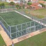 Com gramado no estilo do Allianz Parque, Taquarussu recebe arena de futebol society