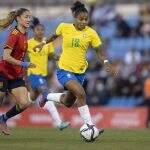 Brasil joga mal, mas empata em 1 a 1 com a Espanha em amistoso feminino