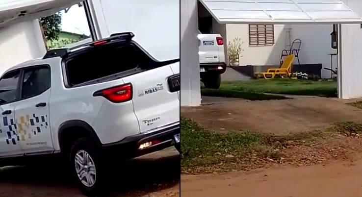 VÍDEO: Secretário municipal de cidade de MS é flagrado usando carro oficial para ir a casa