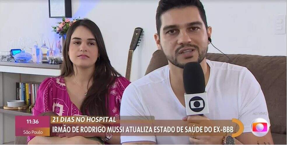 Irmão de Rodrigo Mussi atualiza estado de saúde do ex-BBB: 'lembrou do jogo do SPFC, mas não do acidente'
