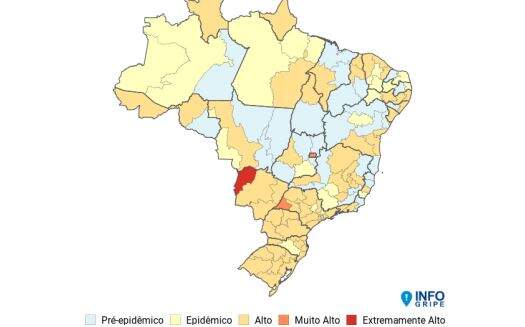 Macrorregião de Corumbá é única com nível ‘extremamente alto’ de Síndrome Respiratória Aguda Grave no Brasil