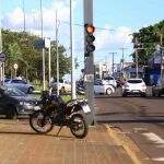 Motociclista fica inconsciente após convulsionar e cair do veículo na Avenida Salgado Filho