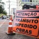 Rua Barão do Rio Branco é fechada nesta quarta-feira para obras; confira desvios