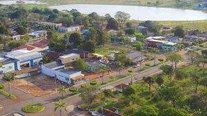 Foto aérea do município de Paranhos