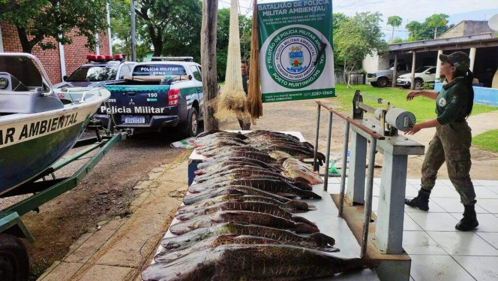 pescado pma - Na véspera da Páscoa, paraguaios são presos em MS com 170 kg de pescado