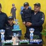 Polícia Militar participa de aniversário de criança de 4 anos