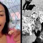 Funkeiro grava clipe no túmulo de MC Kevin e revolta a mãe do cantor