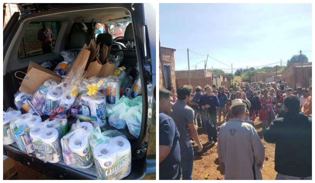 Grupo realiza entrega de 100 kits higiene para comunidade de Campo Grande