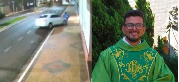Justiça nega prisão a padre que fugiu após atropelar suspeito de roubar igreja em SP