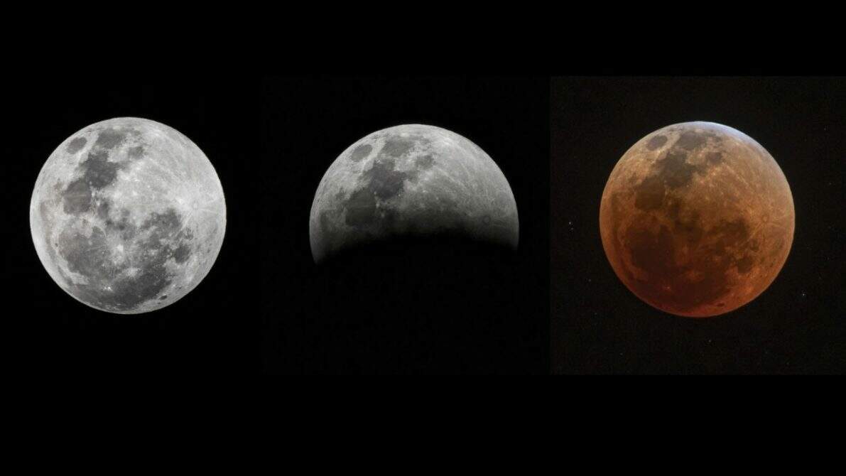 Eclipse lunar e lua de sangue