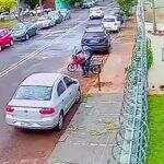 VÍDEO: mulher tem moto furtada em frente a unidade de saúde em Campo Grande
