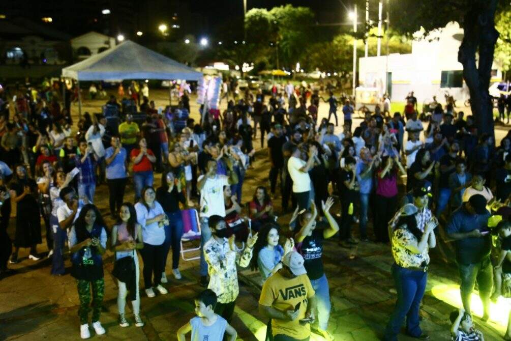 Fiéis e autoridades participam do lançamento da Marcha para Jesus em Campo Grande