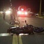 Dois morrem em colisão entre moto e ciclista em Campo Grande