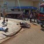 Primos morrem em acidente grave entre moto e camionete em Dourados