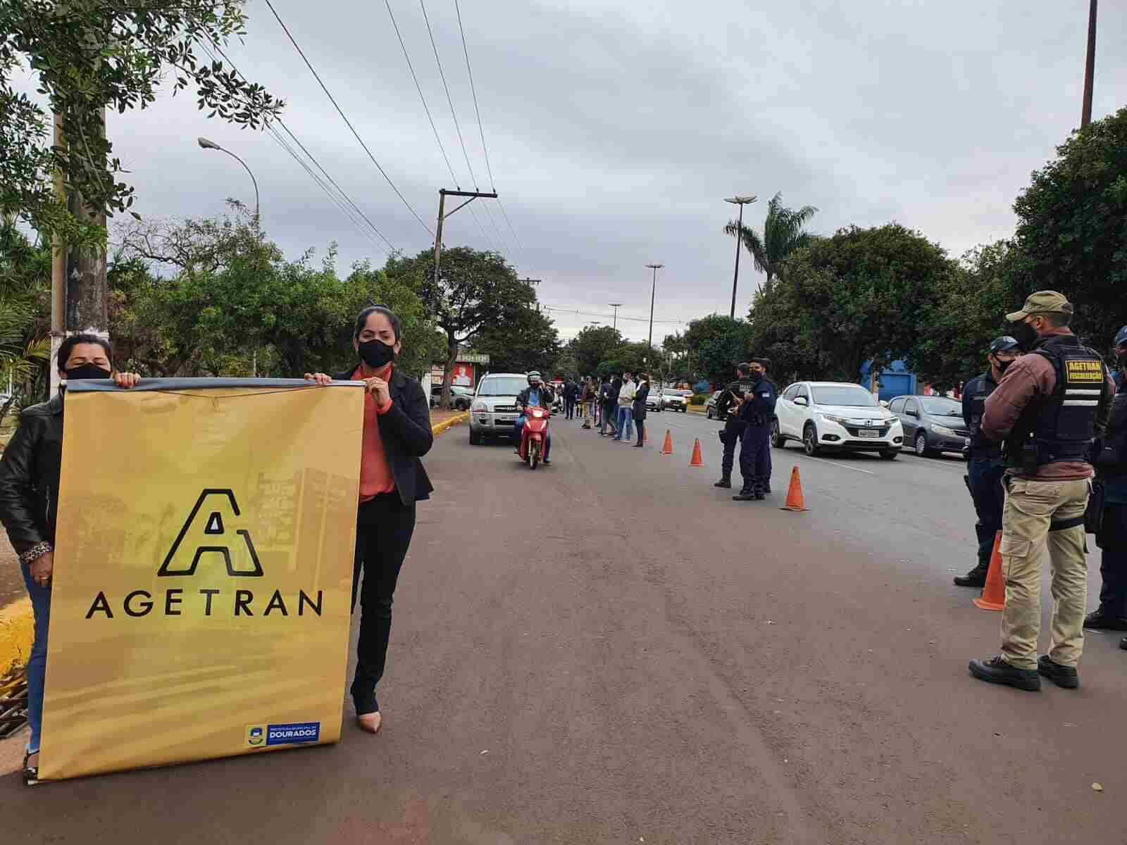 Para conscientizar condutores, Agetran realizará blitz educativa em Dourados nesta quinta-feira