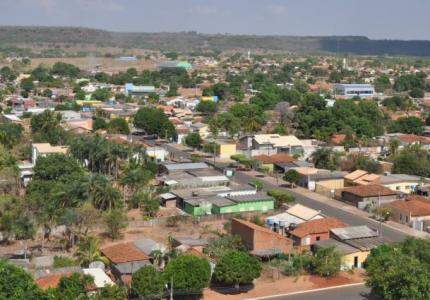 Vista aérea do município de Camapuã