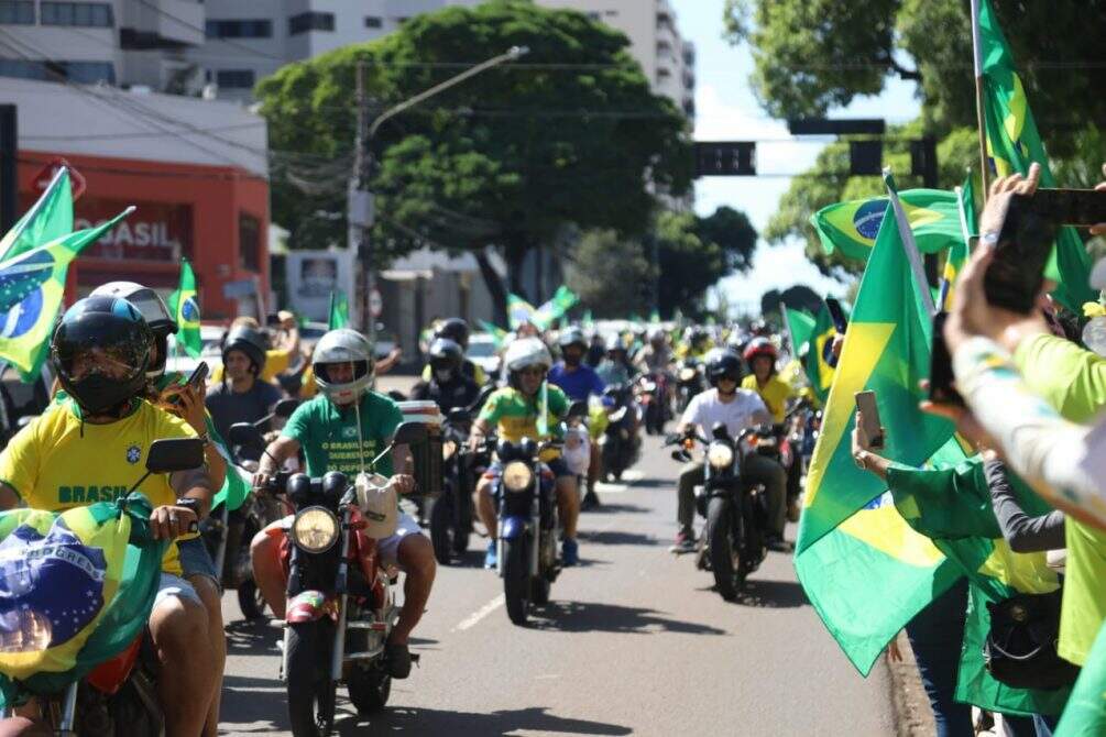 Manifestação pró Bolsonaro