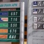 Postos de Campo Grande vendem diesel acima dos R$ 7 após aumento anunciado pela Petrobras