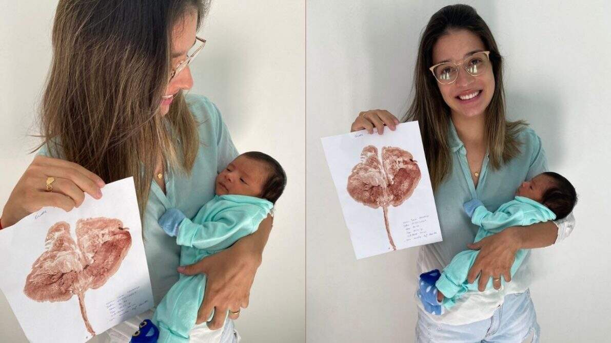 Enfermeira surpreende em hospital de MS com 'árvore da vida' feita da placenta de mães: 'É um momento único'