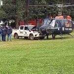 Viatura da polícia fazendo ‘chupeta’ em helicóptero na fronteira viraliza nas redes sociais