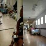 Em maca no corredor do HU, idoso ainda aguarda por cirurgia de cateterismo após sofrer infarto
